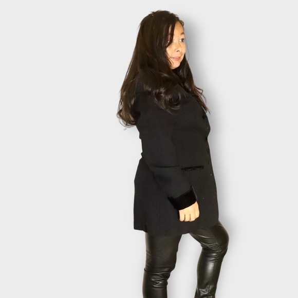 HUGO BISCATI  JACKET NWOT WITH VELVET TRIMS - Picture 8 of 10